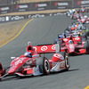 チャンピオンを争うディクソンにとっては手痛いレースとなった。写真：IndyCar