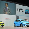 ホンダ フィット新型発表のようす