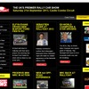 英国プレミア・ラリーカー・ショーのホームページ（スクリーン・キャプチャ）