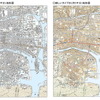 2万5000分1地形図「高知」の新旧比較