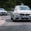 新型BMW M3 セダンと M4クーペのプロトタイプ