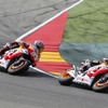MotoGP マルク・マルケス選手(左)、ダニ・ペドロサ選手(右)