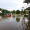 プラジンブリ県内の洪水（１日）