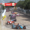 ヒューストン連戦は、バンピーな市街地特設コースが舞台。写真：IndyCar