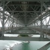 大鳴門橋の下層部に確保されている鉄道用のスペース。新幹線の線路2本分が設置できる広さだ。