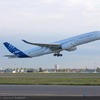 A350 XWBテスト用航空機（MSN3）による最初の飛行