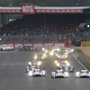 2013年のルマン24時間レースのスタート。最前線をアウディ勢が占める。写真：AUDI AG