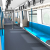 仏アルストムなどの共同企業体が南アPRASAから3600両を受注した新型電車「X’Trapolis Mega」のインテリアイメージ