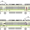 11月2日から運用に入る「まどか☆マギカ」ラッピング車両の第2デザイン（723号）。11月3日に予定されている八瀬比叡山口駅での展示は当初の予定より1時間拡大することになった。