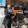 「サイクルモードインターナショナル2013」のイベントに出席した石田純一さん