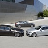 BMW 5シリーズ セダン（F10型、右）、ツーリング（F11型）、グランツーリスモ（F07型）