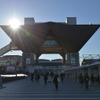 コミケが開催される東京ビッグサイト。ゆりかもめの国際展示場正門駅に隣接している。