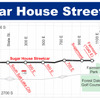 新たに開業したソルトレイクシティの路面電車「Sライン」の路線図