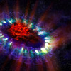 超新星1987Aの想像図　ALMA （ESO／NAOJ／NRAO）／Alexandra Angelich （NRAO／AUI/NSF）