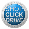 GMのインターネット車販売、「ショップ-クリック-ドライブ」のロゴ