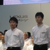 全日本F3にTOM'Sから参戦する勝田貴元（左）と山下健太。
