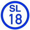 新京成電鉄は2月23日から駅ナンバリングを順次導入する。画像は高根木戸駅を表す「SL18」。