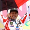 成田亮選手の表彰台