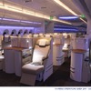 A350 XWBのビジネスクラス（夜）