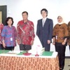 インドネシア政府関係者と国際協力銀行の会合