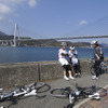 しまなみ海道サイクリングのようす