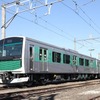 GSユアサの蓄電池システムを採用したJR東日本の蓄電池電車EV-E301系「ACCUM」。3月15日から烏山線で営業運転を開始した。