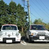 フィアット・アバルト1000TCR（左）とフィアット・チンクエチェント・トロフェオ（右）