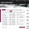 オスロ空港公式ウェブサイト