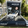 カンヌ国際映画祭でのメルセデスベンツ車（新型S63AMGクーペ）