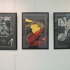 会場風景（オートモビル・アート連盟 作品展）