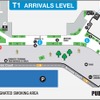 シドニー国際空港ターミナル1の到着ロビー