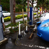 沖縄県名護市の名護パイン園に設置されている充電器(2012年4月)