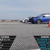 新型スバルWRX STIとポルシェケイマンの加速競争を行う『Automobile Magazine』