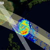 2014年7月7日15時41分頃（日本時間）TRMMとGPM主衛星が、同時に台風8号を観測