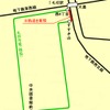 札幌市電の路線図。西4丁目～すすきの間を短絡する軌道を新設し、市電の環状線化を図る。