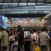 【China Joy 2014】中国のガンダムファンが集結!? 久遊網ブースではザク頭部がお出迎え