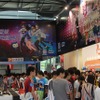 【China Joy 2014】中国のガンダムファンが集結!? 久遊網ブースではザク頭部がお出迎え