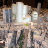 未来の渋谷駅周辺を1/250スケールにした模型