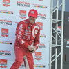 前年王者のディクソン、待望の今季初勝利。写真：INDYCAR