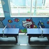 『ハローキティー和歌山号』で使用される自己充電型バッテリー車の内装。9月から12月にかけて新宮～串本間で運転される。