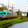 上毛電鉄の電車。Googleがこのほど公開した検索アプリの使い方を紹介する動画で、同電鉄の富士山下駅が取り上げられている。