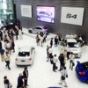 富士重工の本社ショールーム