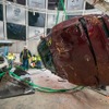 米 コルベット 博物館の床陥没事故の被害に遭ったコルベットの40周年記念車