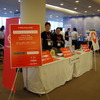 パシフィコ横浜における「CEDEC2014」トレジャーデータ　展示ブース。