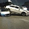 アウディ 2台、ブラジルで大事故…R8 が A5 に追突［動画］