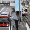 三陸鉄道とJR東日本は三陸地域における公共交通復旧の取組みで特別賞を受賞した。写真は大船渡線BRT（左）と三陸鉄道南リアス線（右）が乗り入れている盛駅。