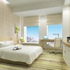 名古屋JRゲートタワーホテルの客室は18～24階に350室設けられる。画像はダブルルームのイメージ。
