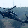 UH-60ヘリコプターの機動力も堪能できる。