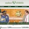 パキスタン大統領府公式ウェブサイト