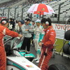中嶋一貴はポールポジションから第2レースをスタートした。
